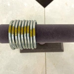 BuDhaGirl Silver Bangles - Complete Set Like New